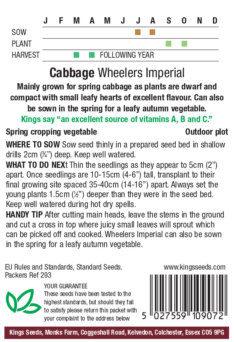 Cabbage - Wheelers Imperial - Image 2