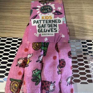 kids gardening gloves pink