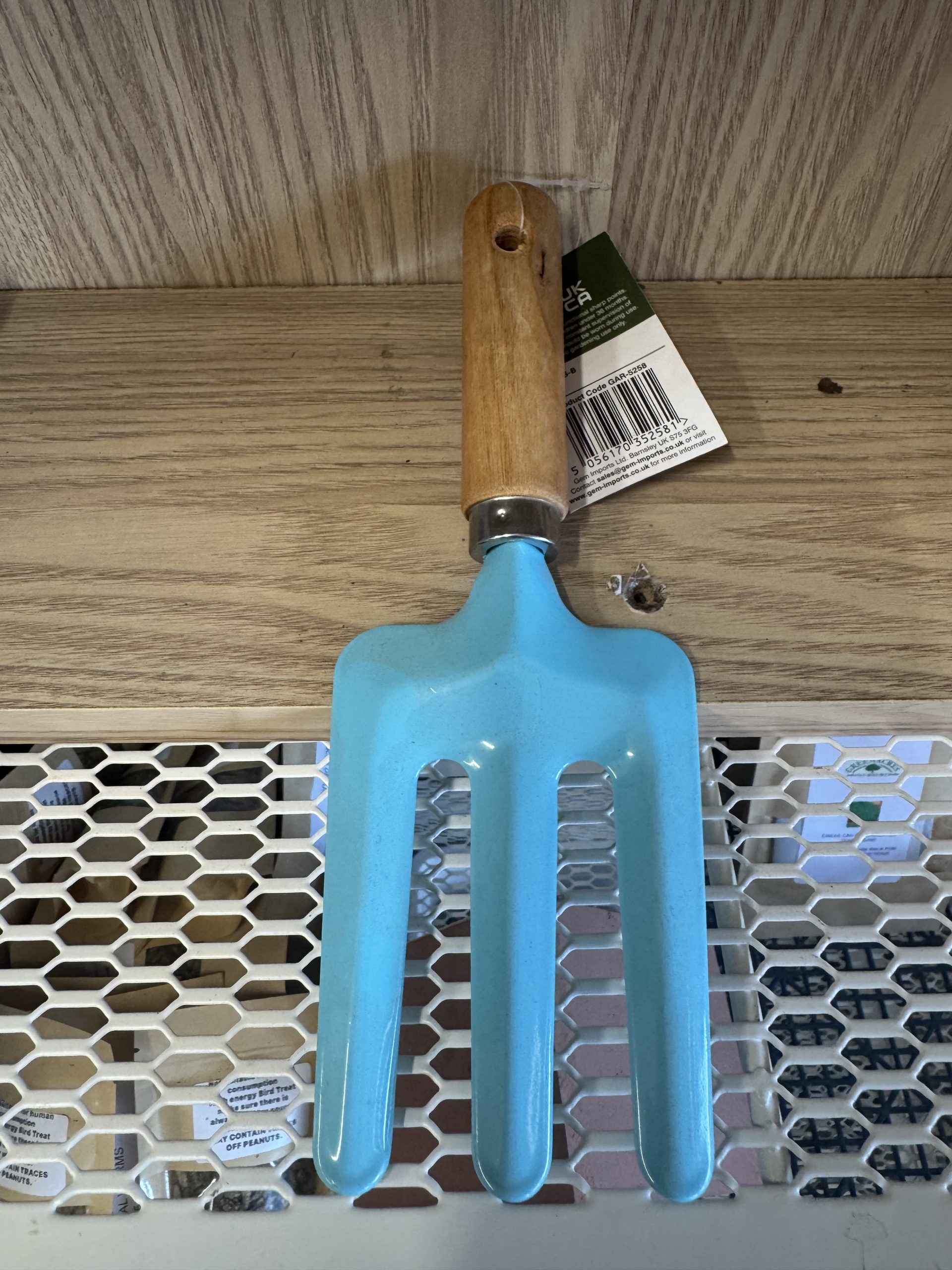 Kids Gardening tool Fork blue