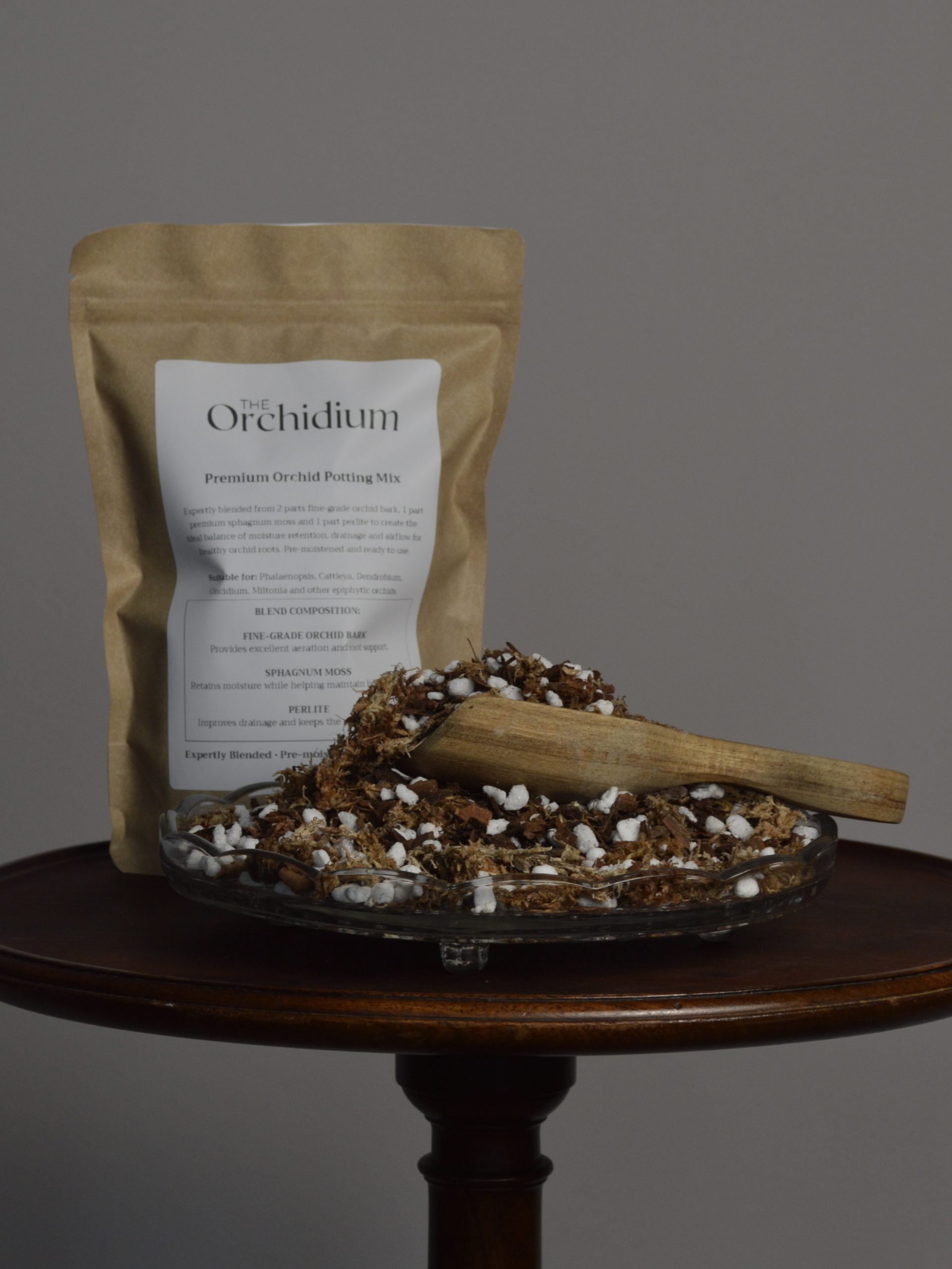 Single Orchid Repotting Mix | Pre-Mixed Orchid Bark, Moss & Perlite (140g) - Image 2